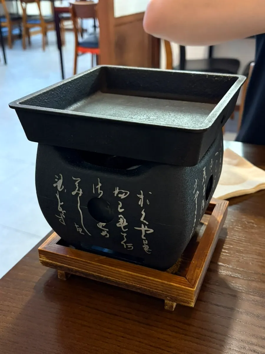 Mini brazier on the table