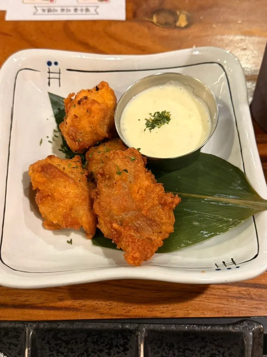 Karaage ordered as a side dish