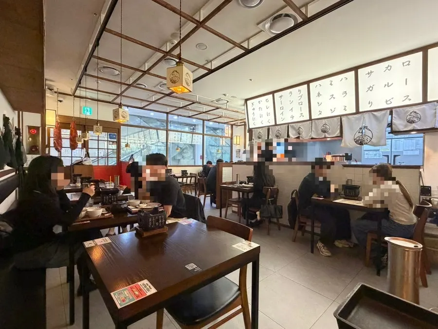 Menu page with udon and soba options at Ichigyu Gwanghwamun Branch