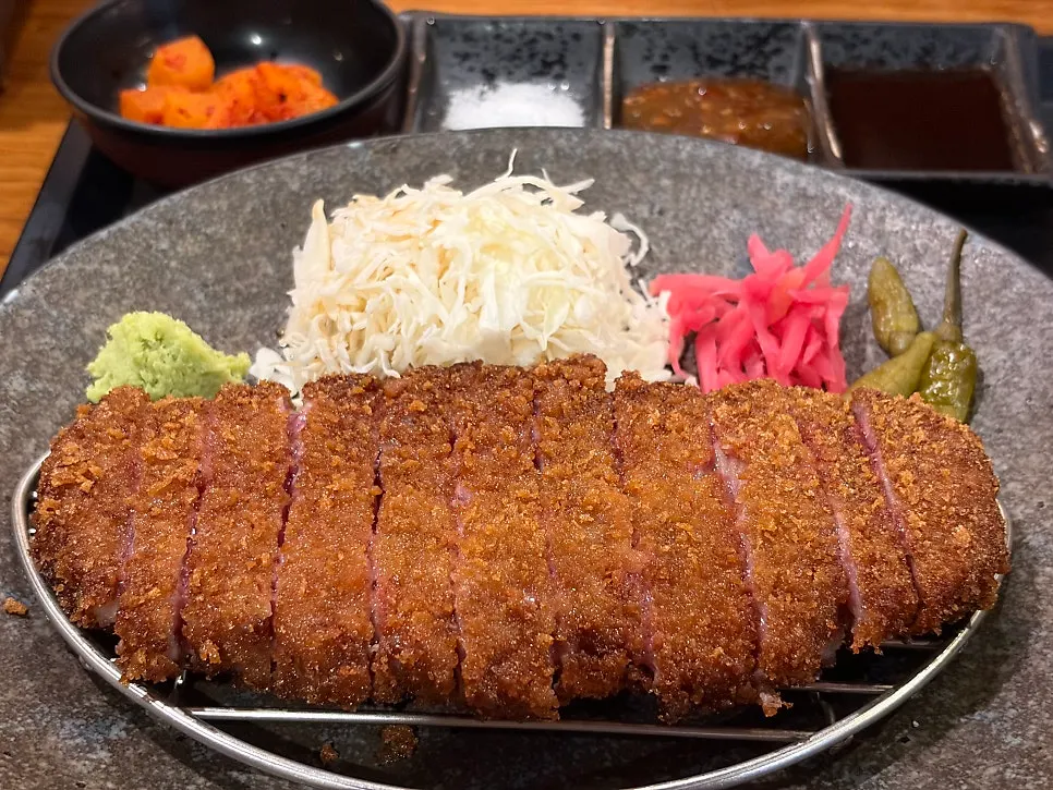 후라토식당 세트 1 규카츠 상차림