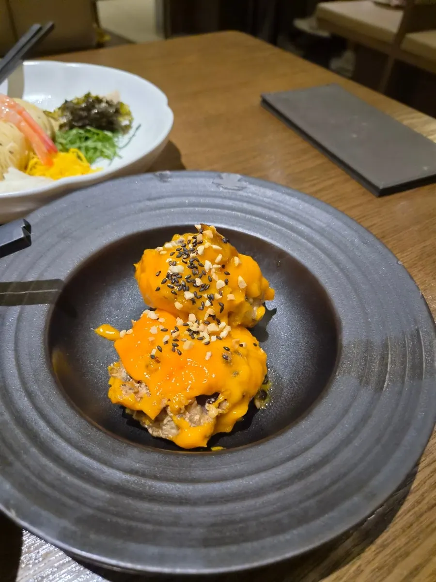 Small-portion Korean course dishes