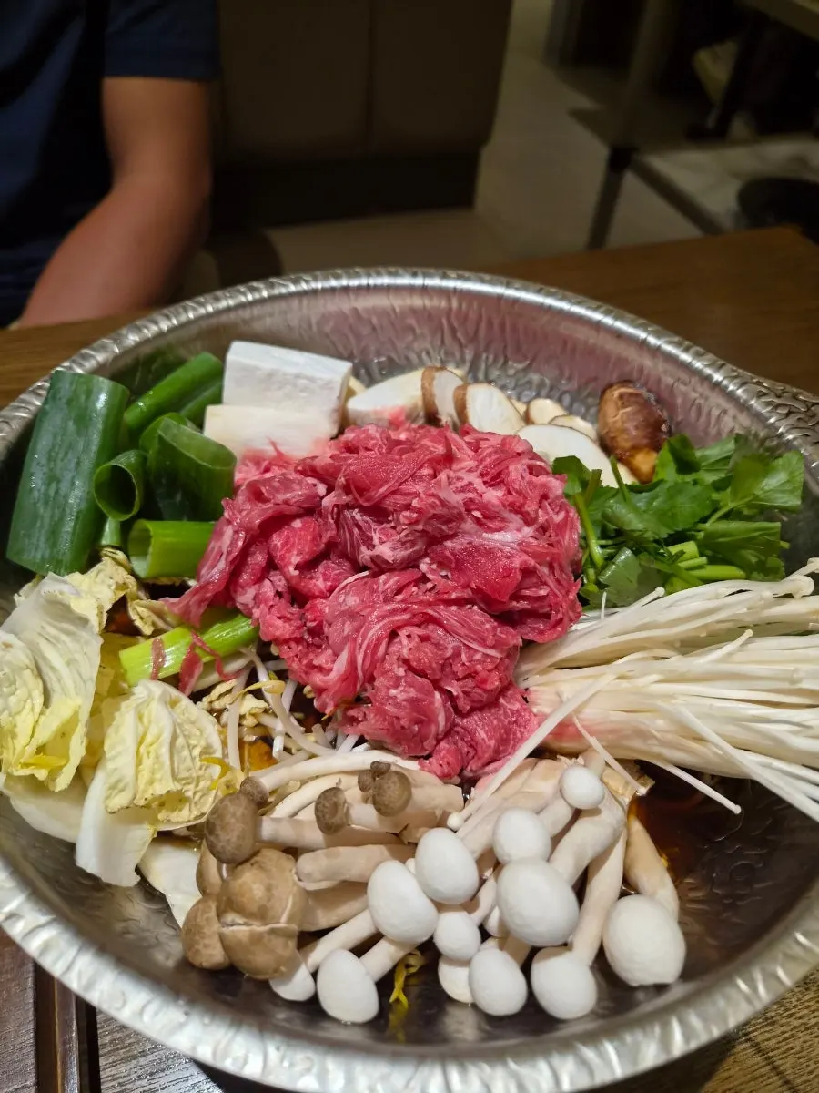 Close-up of hanwoo bulgogi with mild seasoning