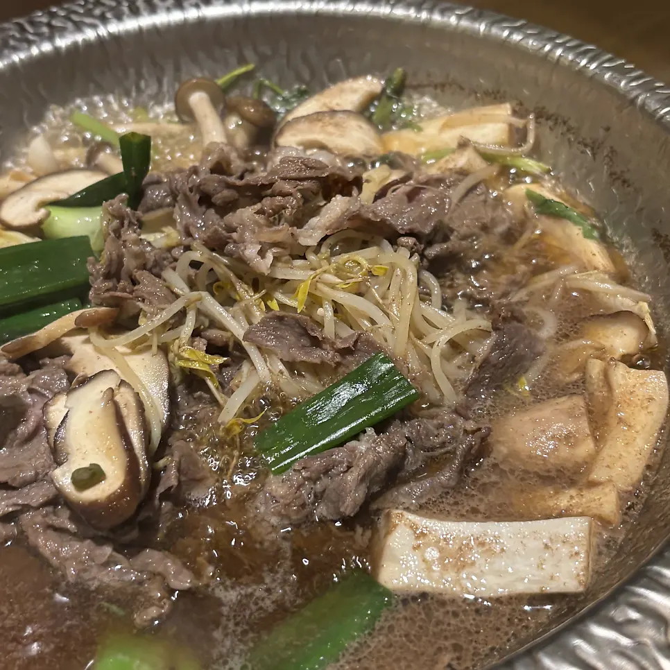 Korean beef bulgogi loaded with mushrooms