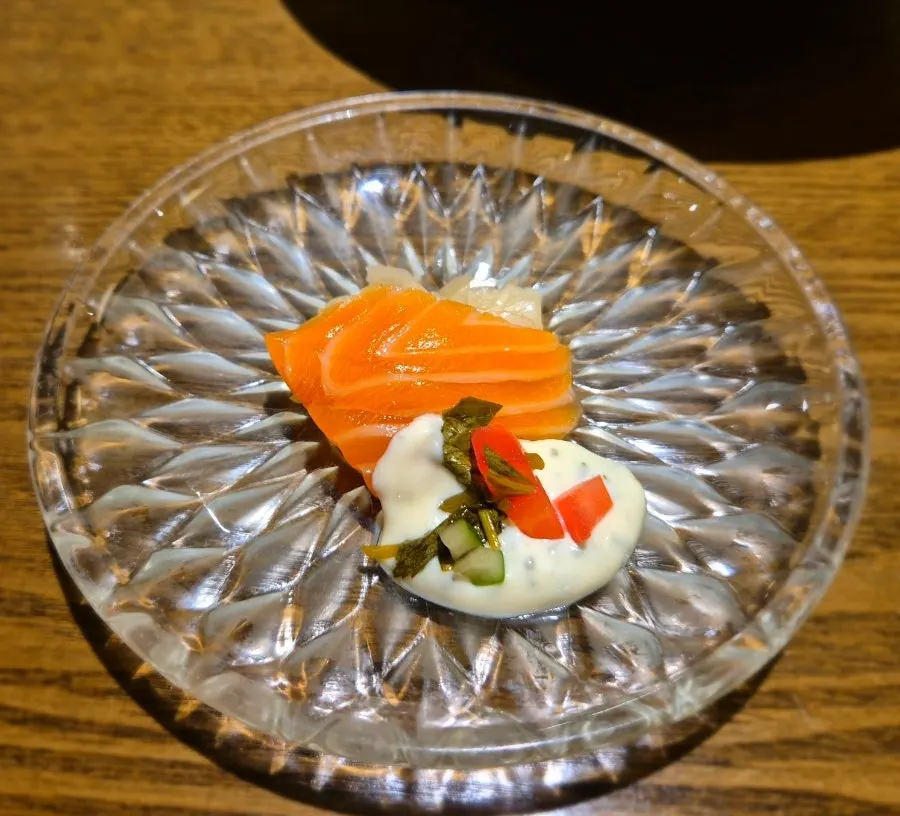 모담다이닝 광화문점 코스 요리 모습