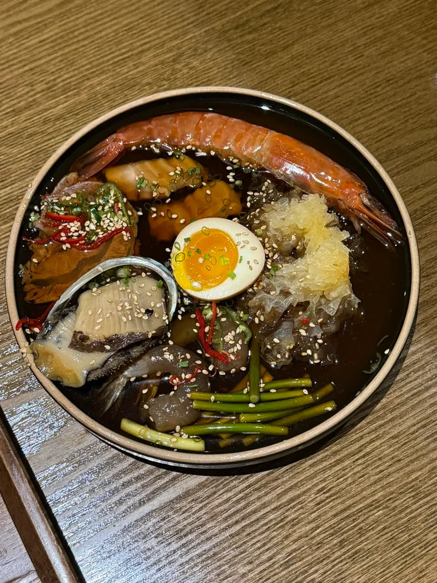 Abalone tteokgalbi main dish