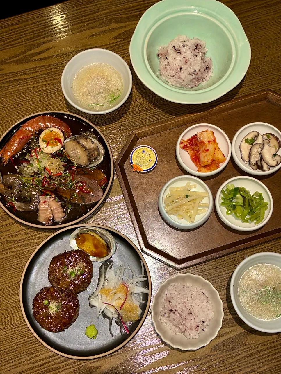 Closing scene of the meal at Modam Dining Gwanghwamun
