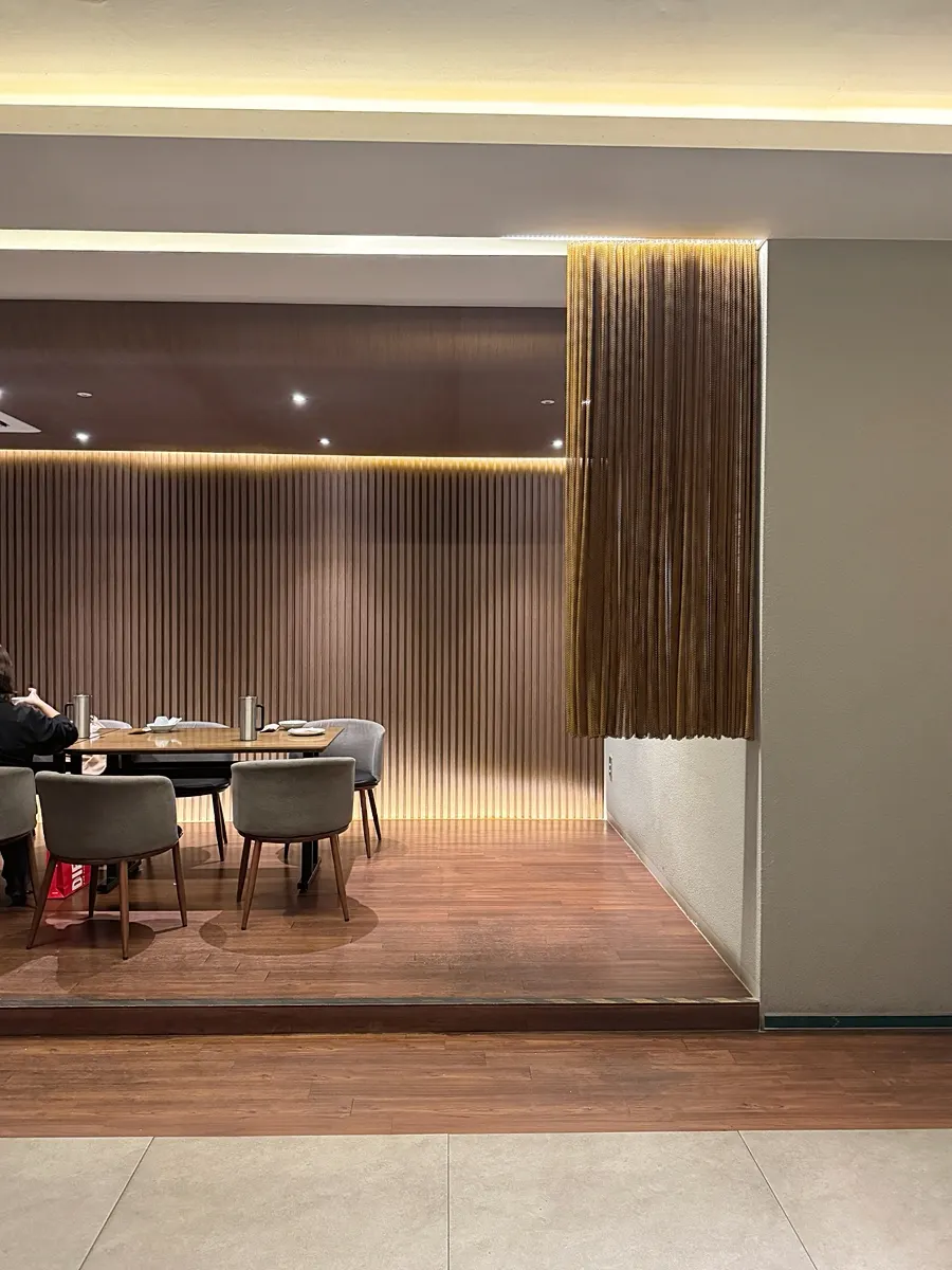 Dining space at Modam Dining suited for matchmaking dinners