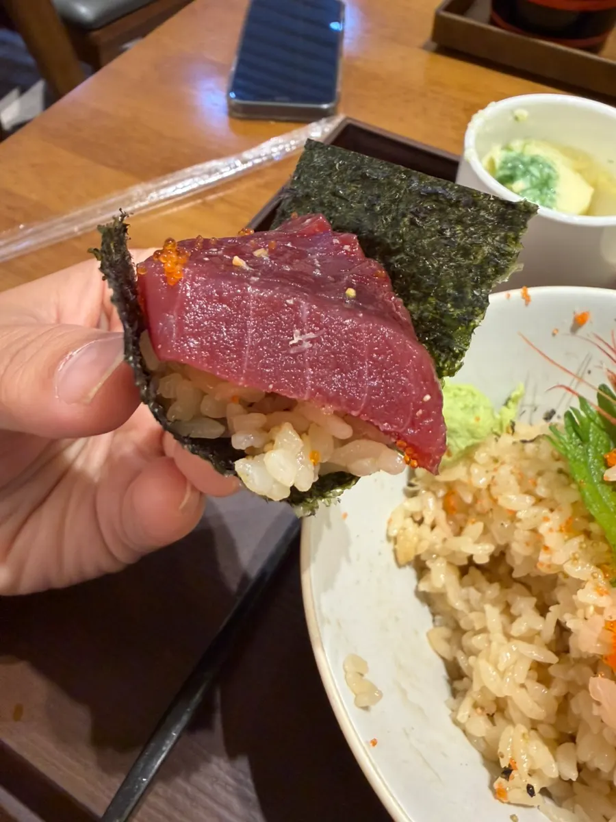 김에 싼 아귀간