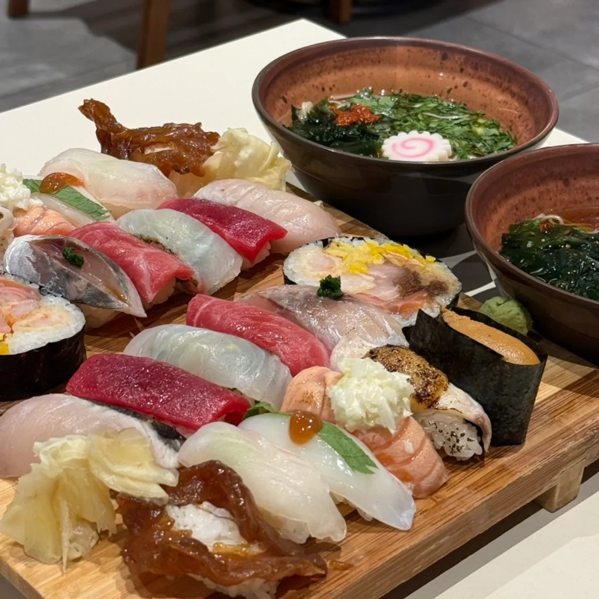Signature photo of the sushi set at Elephant Sushi Gwanghwamun