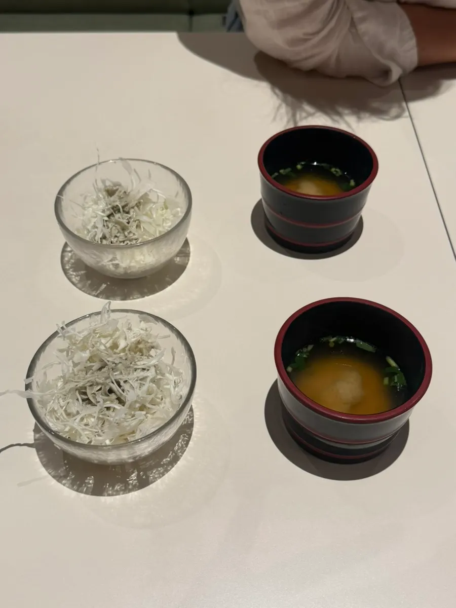 Salad and soup served as standard sides