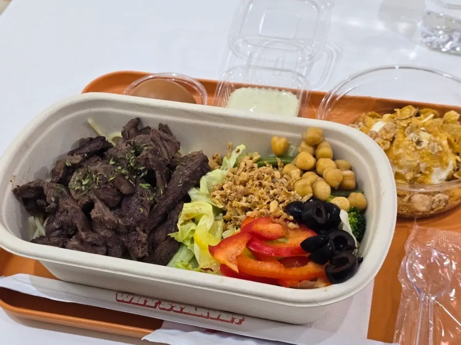 Mala Beef Pasta Protein Box menu