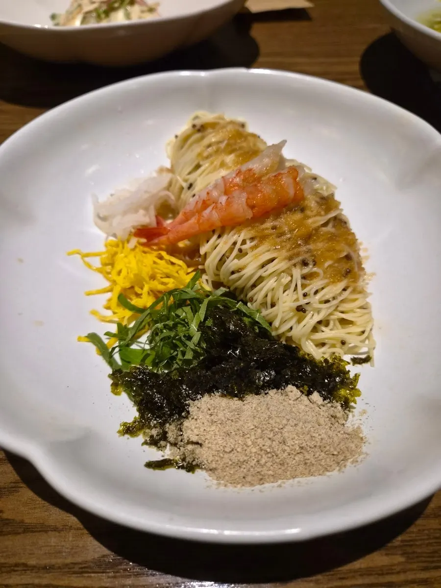 들기름 카펠리니 한 그릇