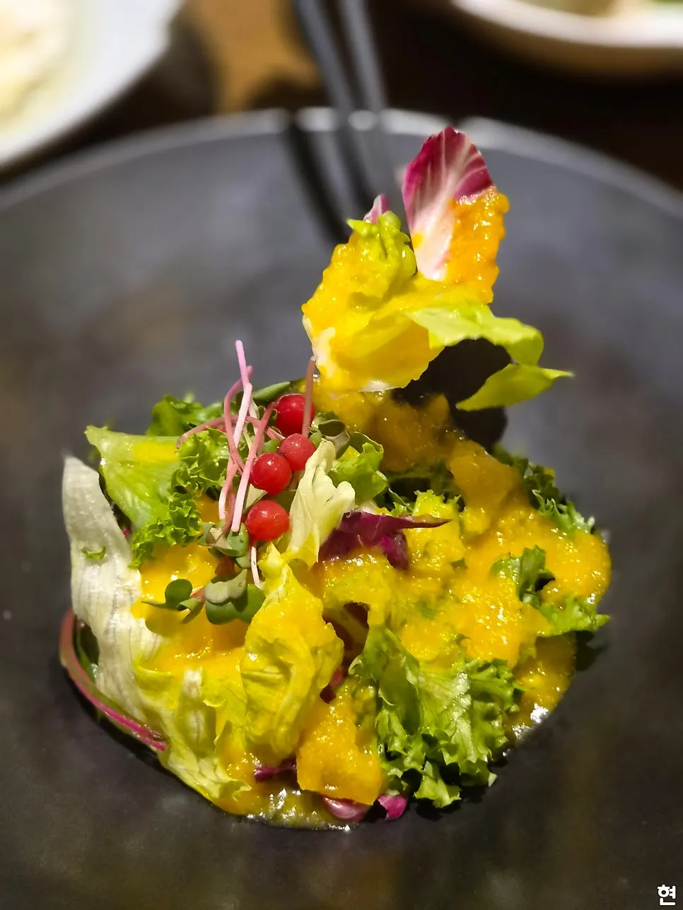 Spicy cheongyang water kimchi