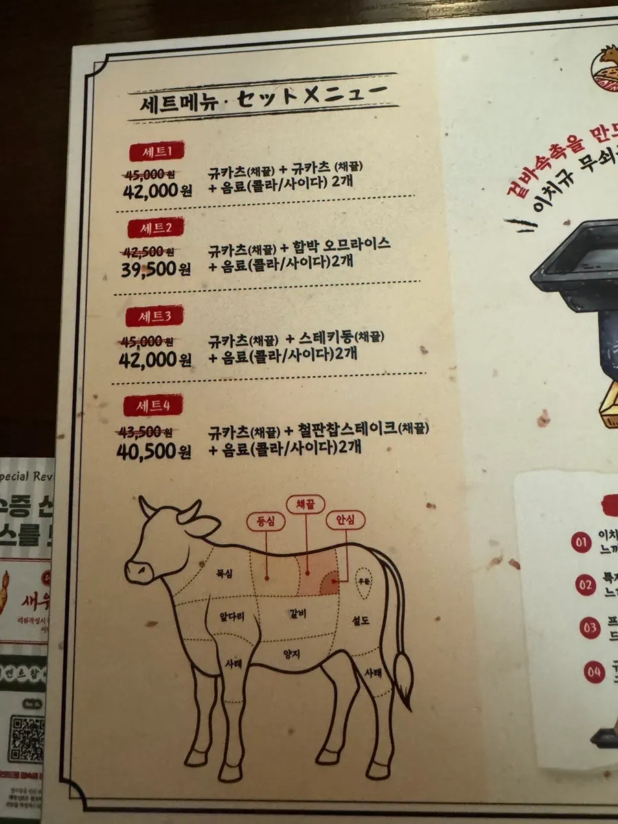 Tables inside Ichigyu Gwanghwamun Branch