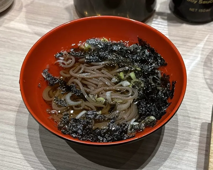 코끼리초밥B와 함께 나온 냉소바