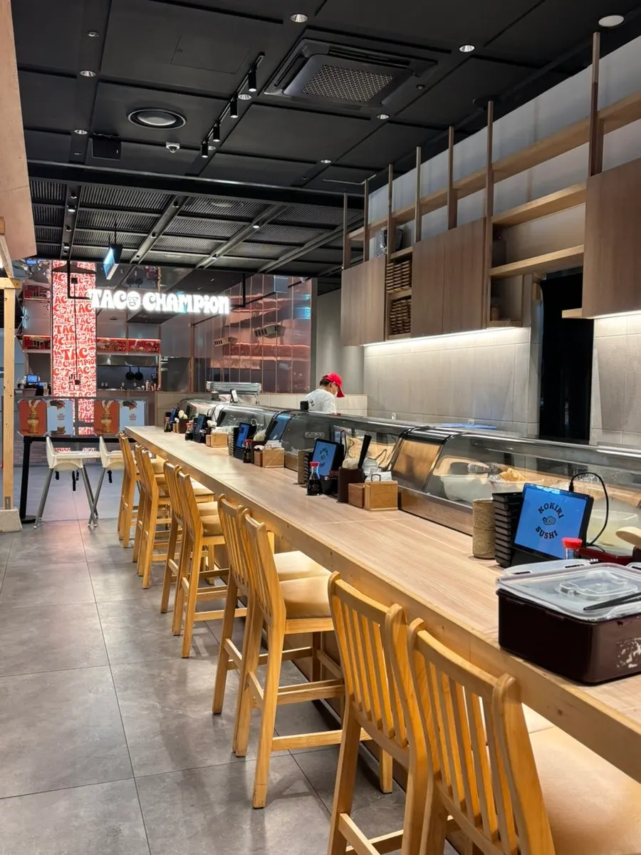 整洁干净的象寿司光化门店内部