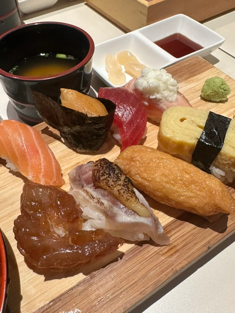 Savory ankimo (monkfish liver) sushi