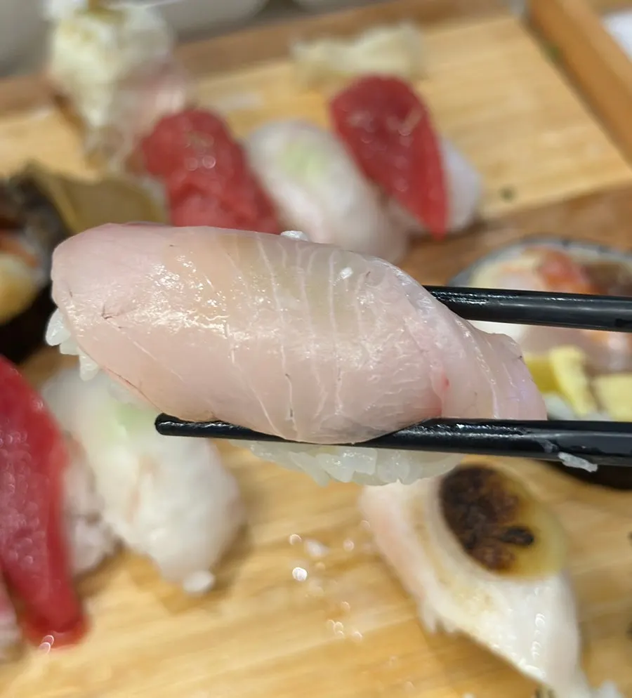 Sushi meal with beer