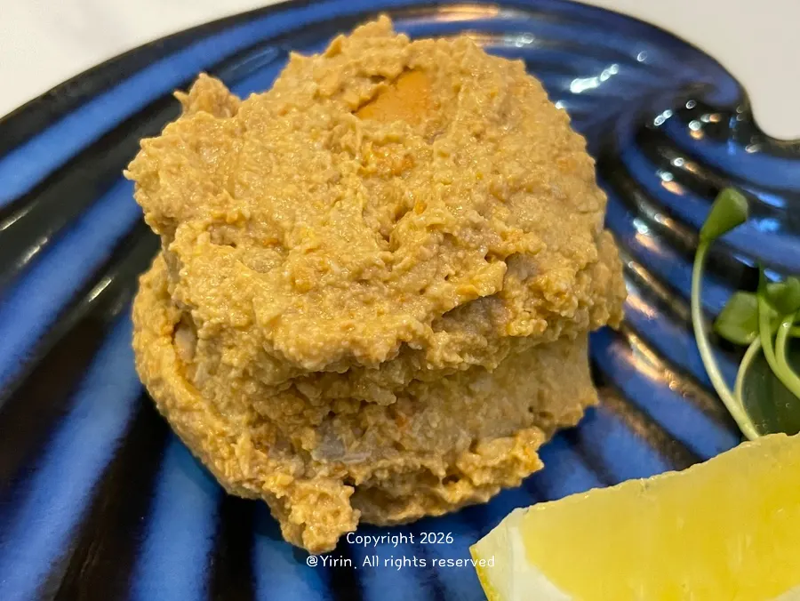 푸짐하게 담긴 안키모 클로즈업