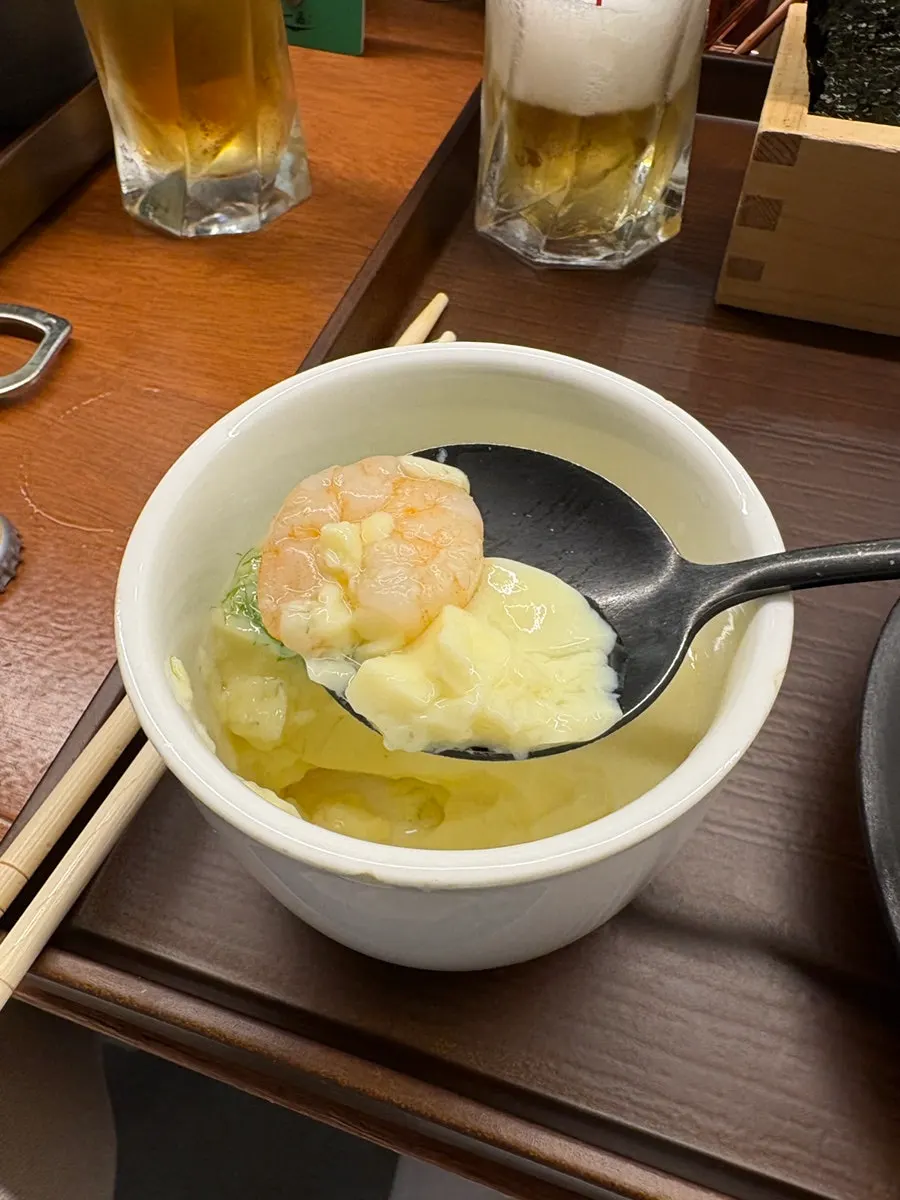 장국과 백김치 기본찬