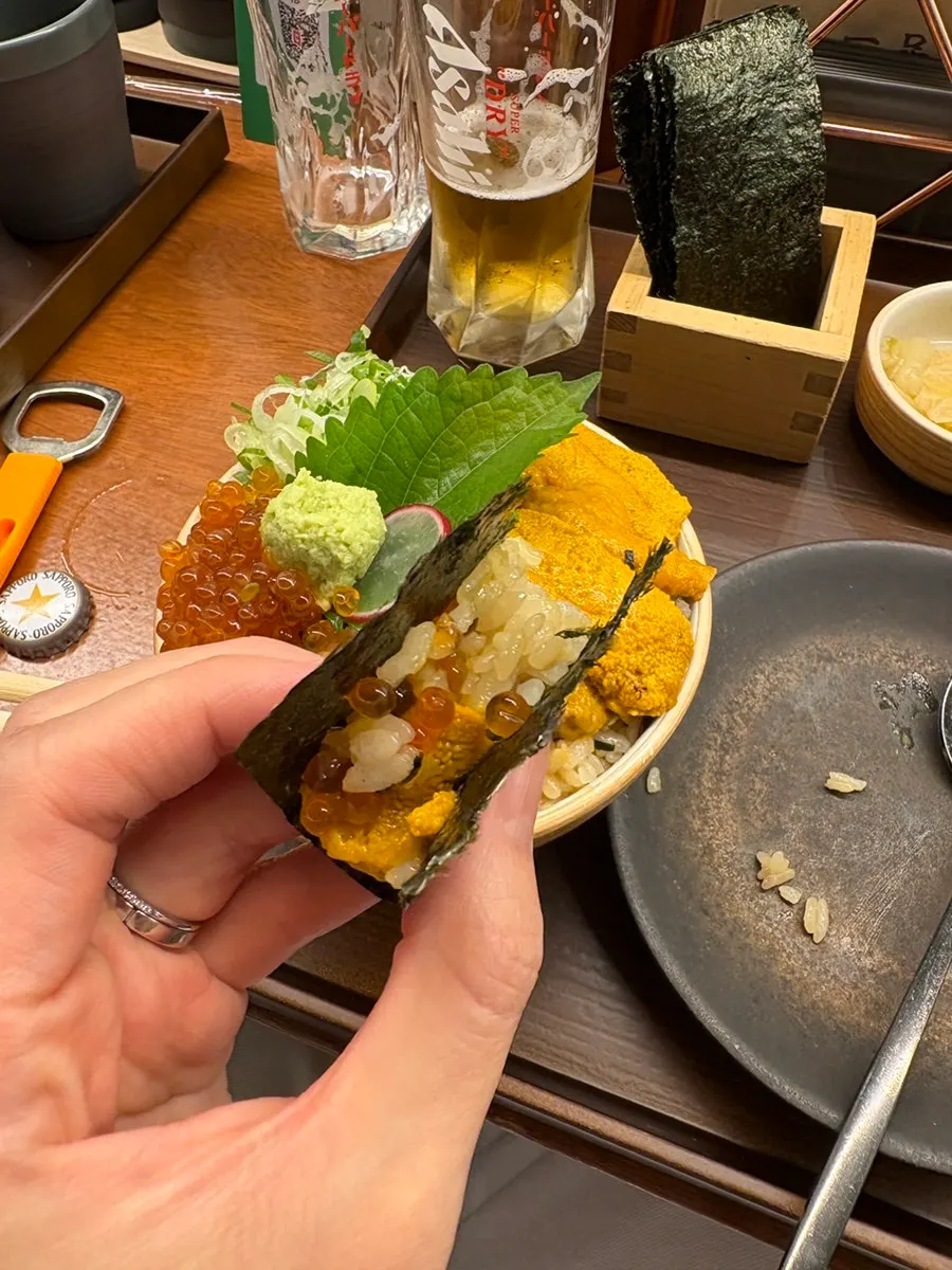 카이센동 회와 밥