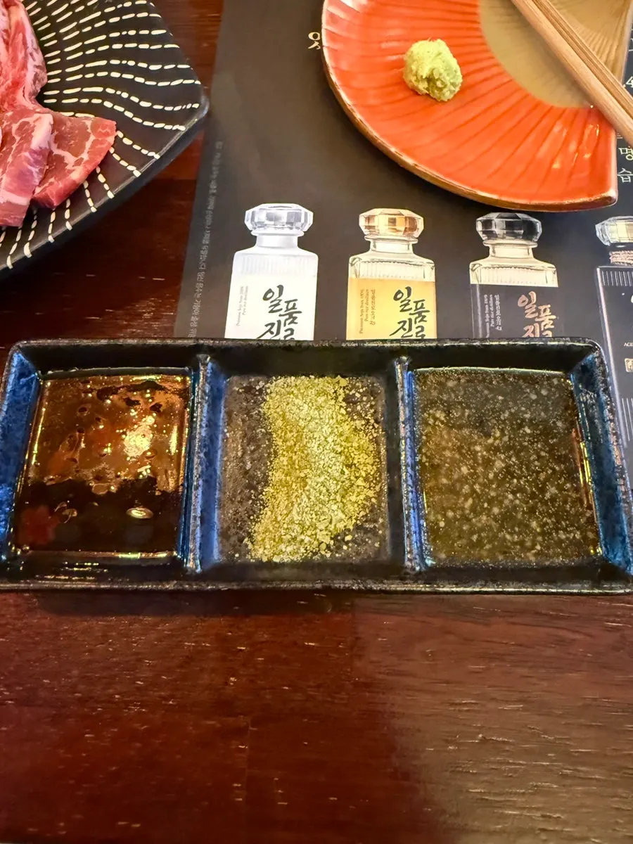 Sirloin cap placed on the personal grill