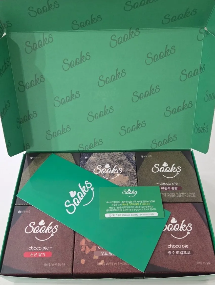 Gift set package standing upright