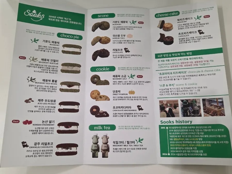 Individually wrapped pieces inside the gift set