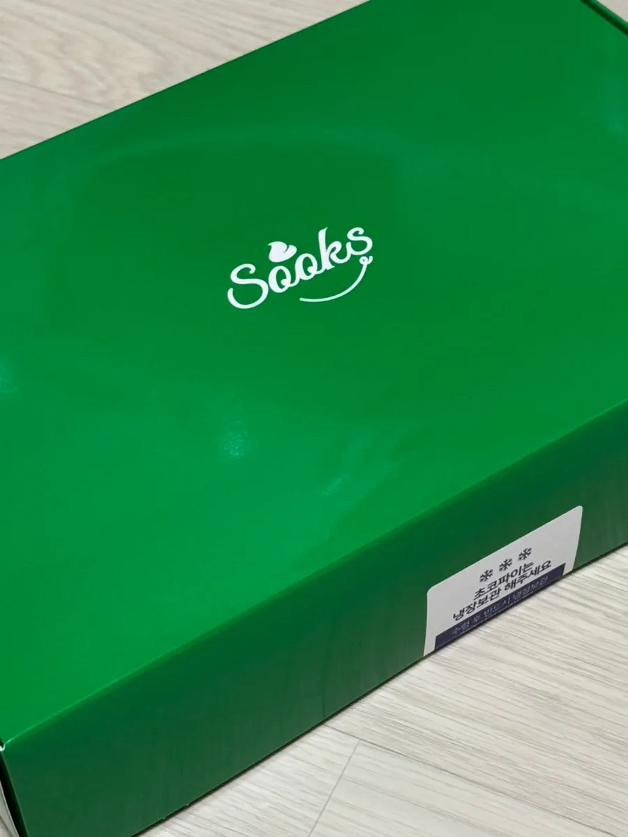 Packaging box for the handmade choco pie 6-piece set