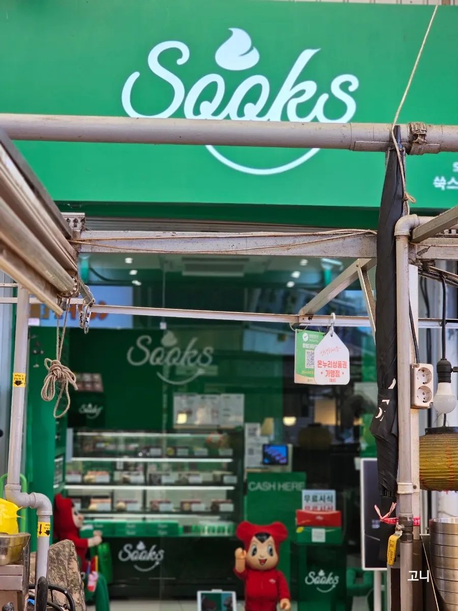 Path to Ssuk's Choco Pie near Gwangjang Market's South Gate 1