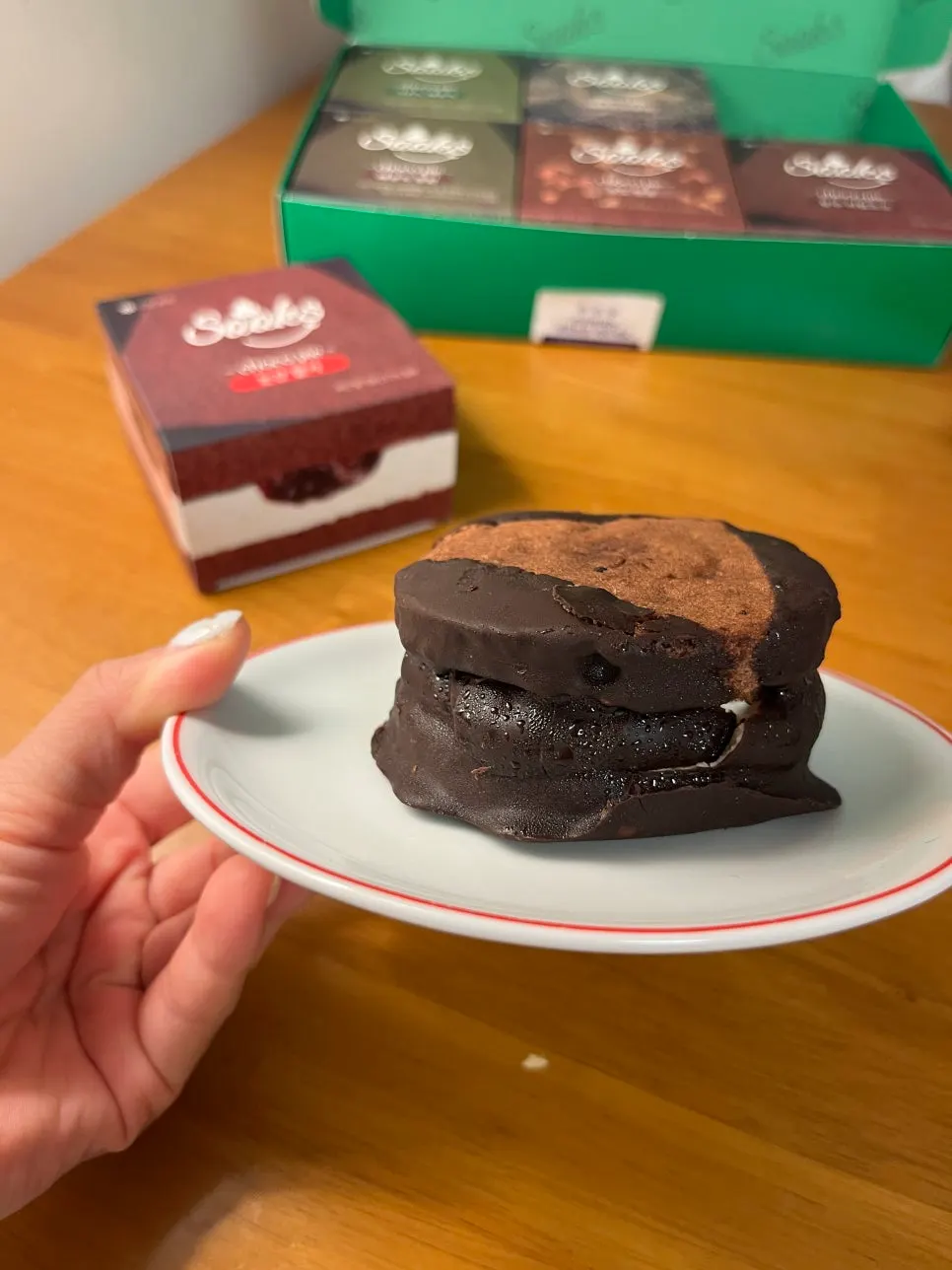 Ssuk's Choco Pie tasted at home