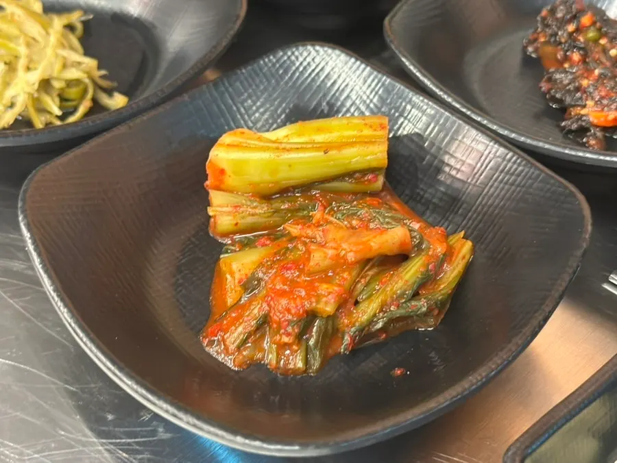 삼겹살과 함께 나온 기본 반찬