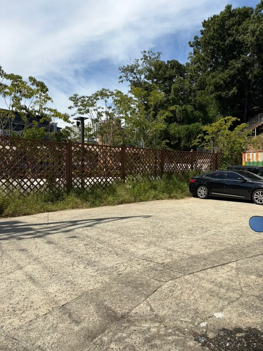 Parking space beside the restaurant
