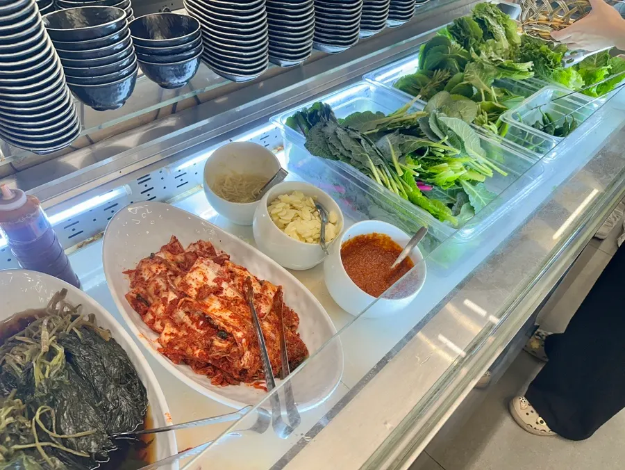 Deokeun Jangeo menu selection