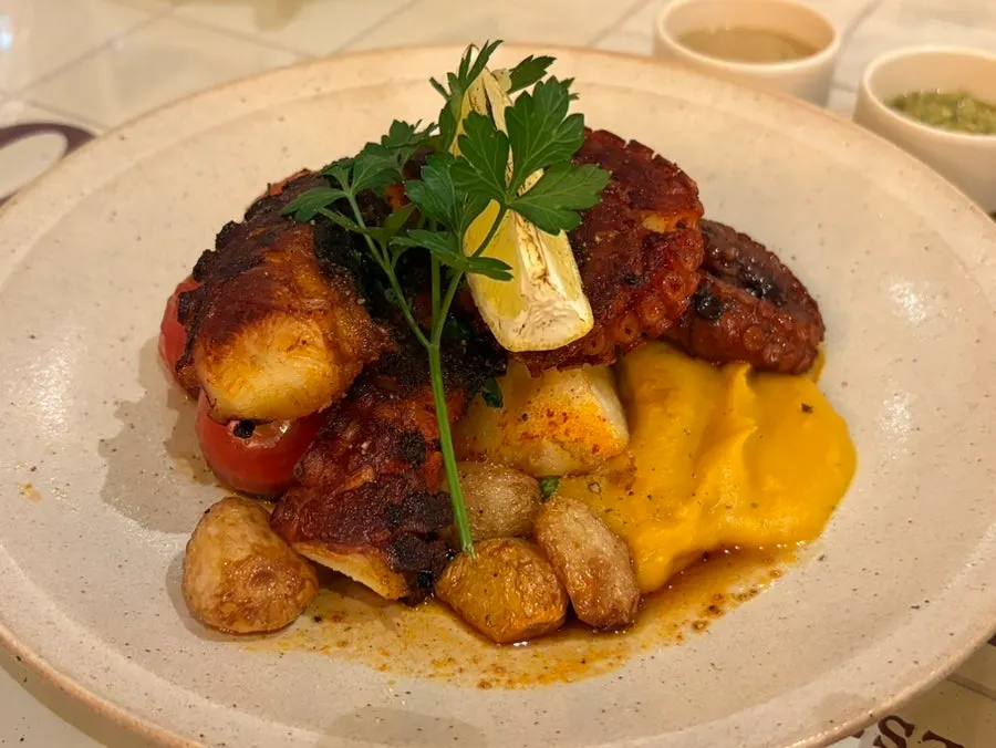 Camel di Polpo dish