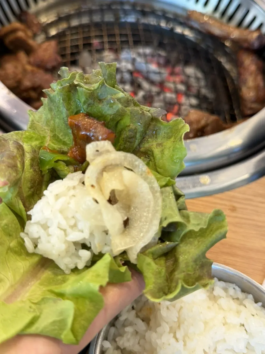 Marinated ribs paired with pickled onions