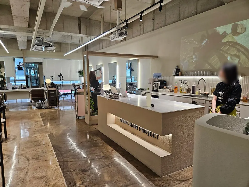 Luxurious hair salon interior