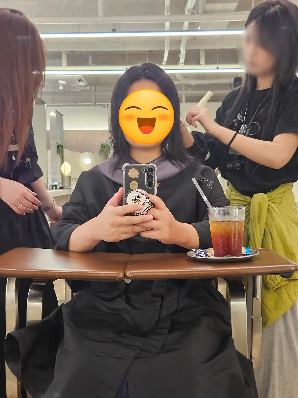 Consultation before the magic setting treatment