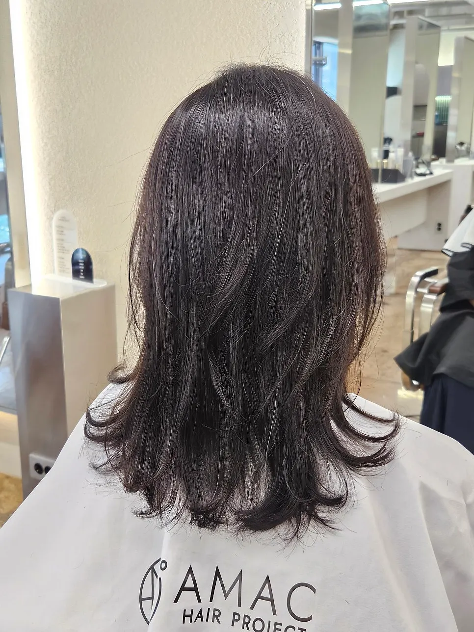 C-curl setting machine treatment