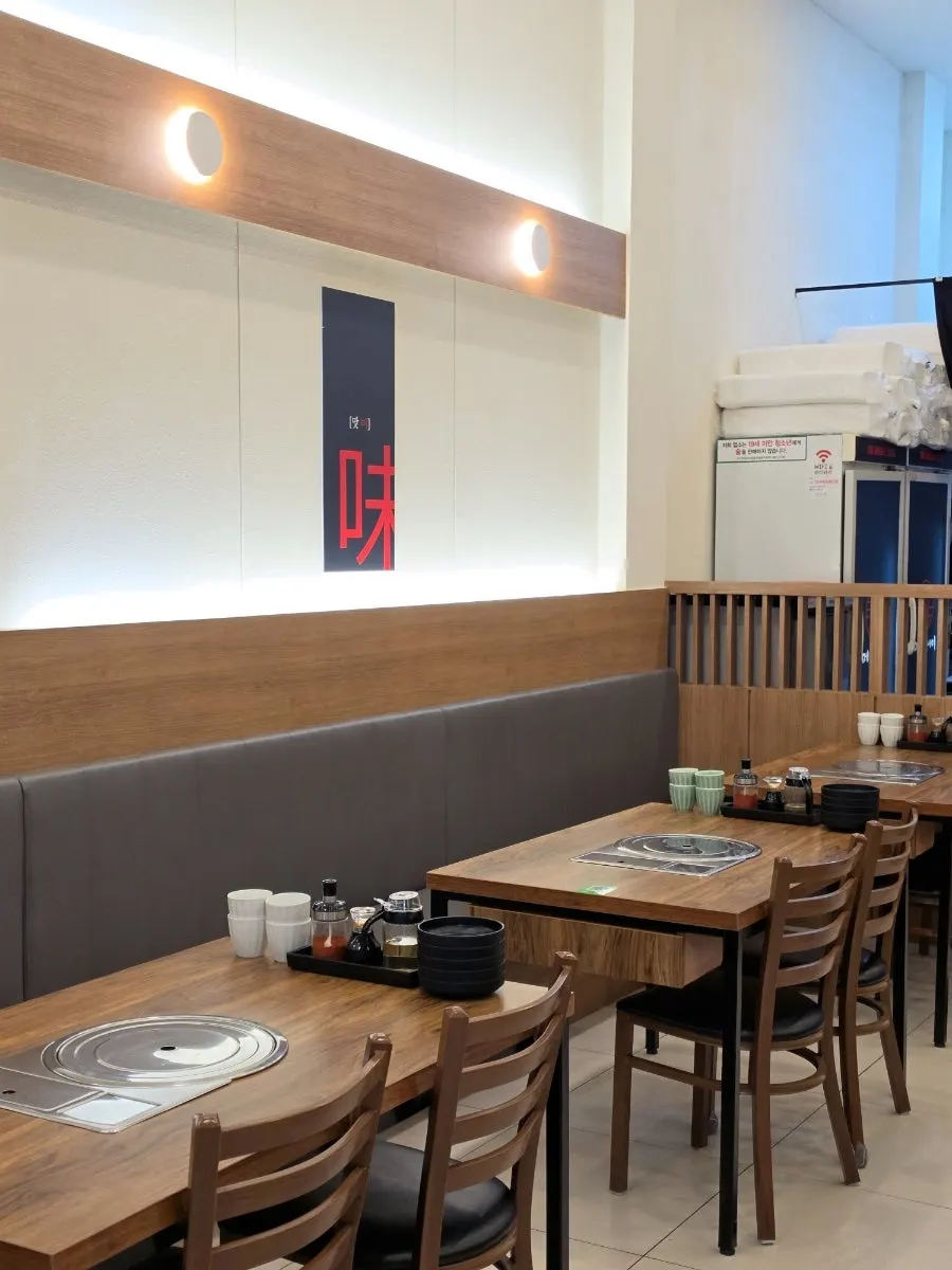 Clean interior seating at Mayway