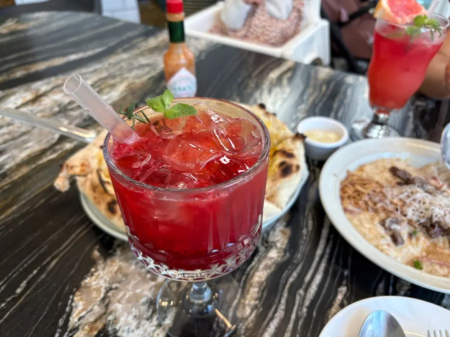 Drink received through the Naver receipt review event