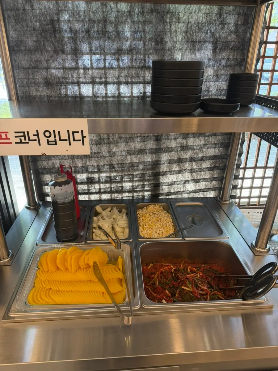 주문한 중식 메뉴 구성