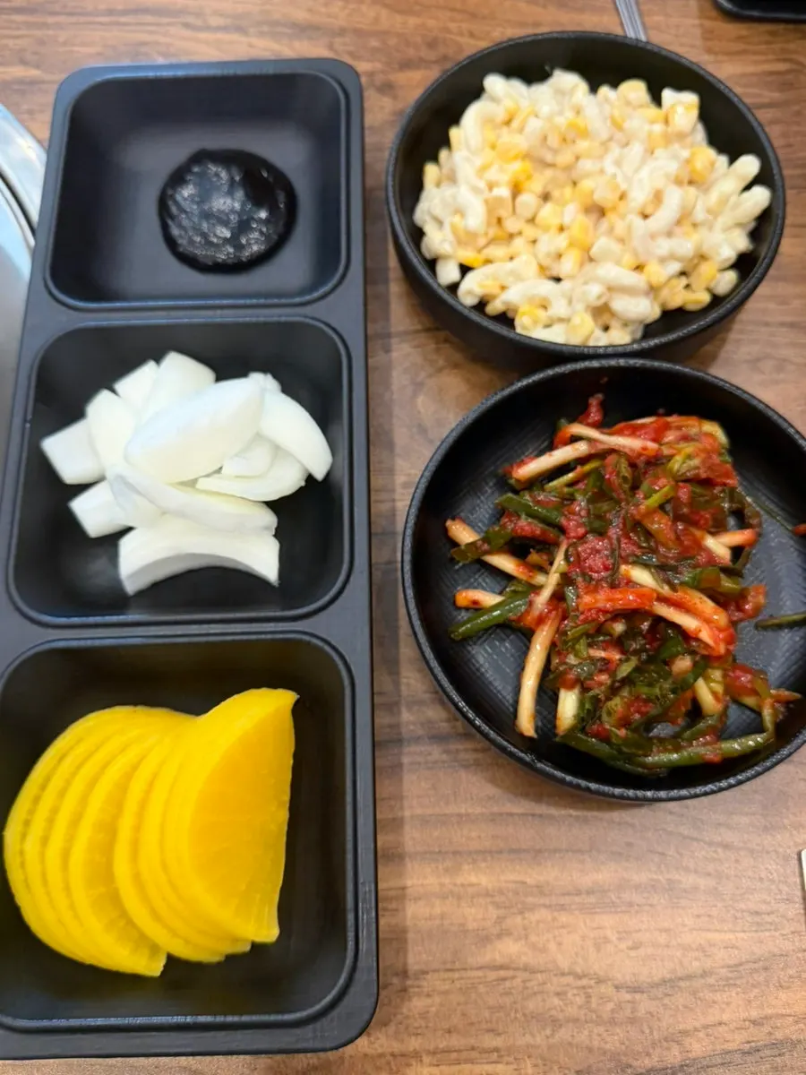중식당 셀프바 반찬