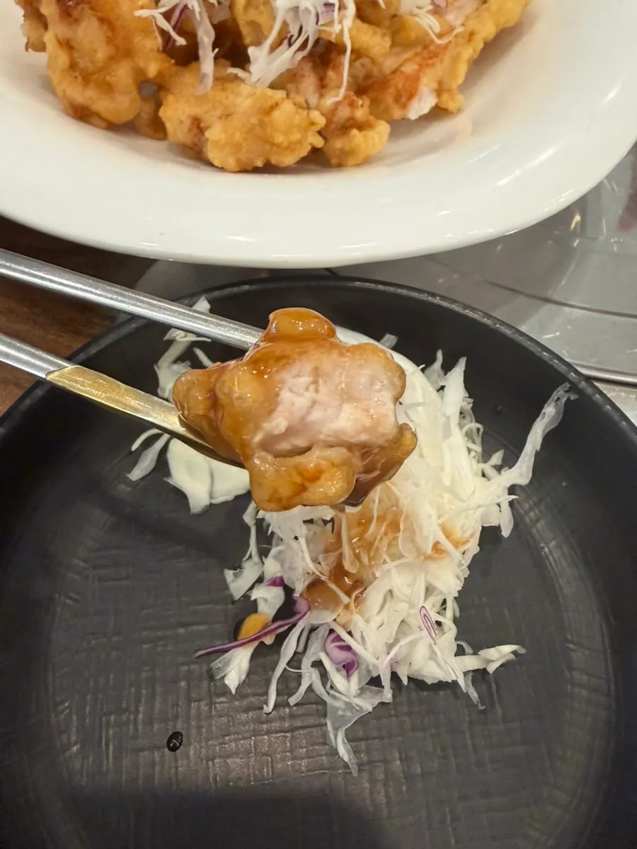 Tangsuyuk with thick pieces of meat