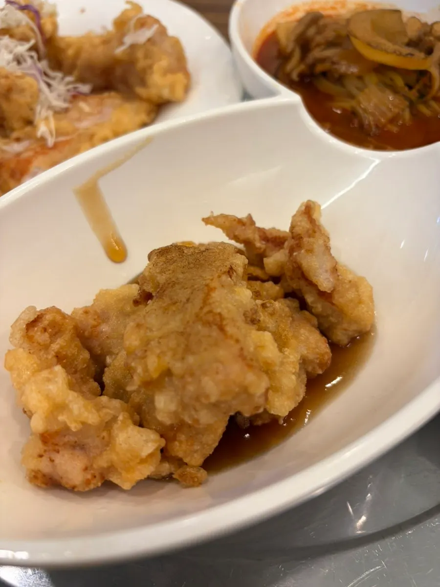 Thick tangsuyuk with a tender texture