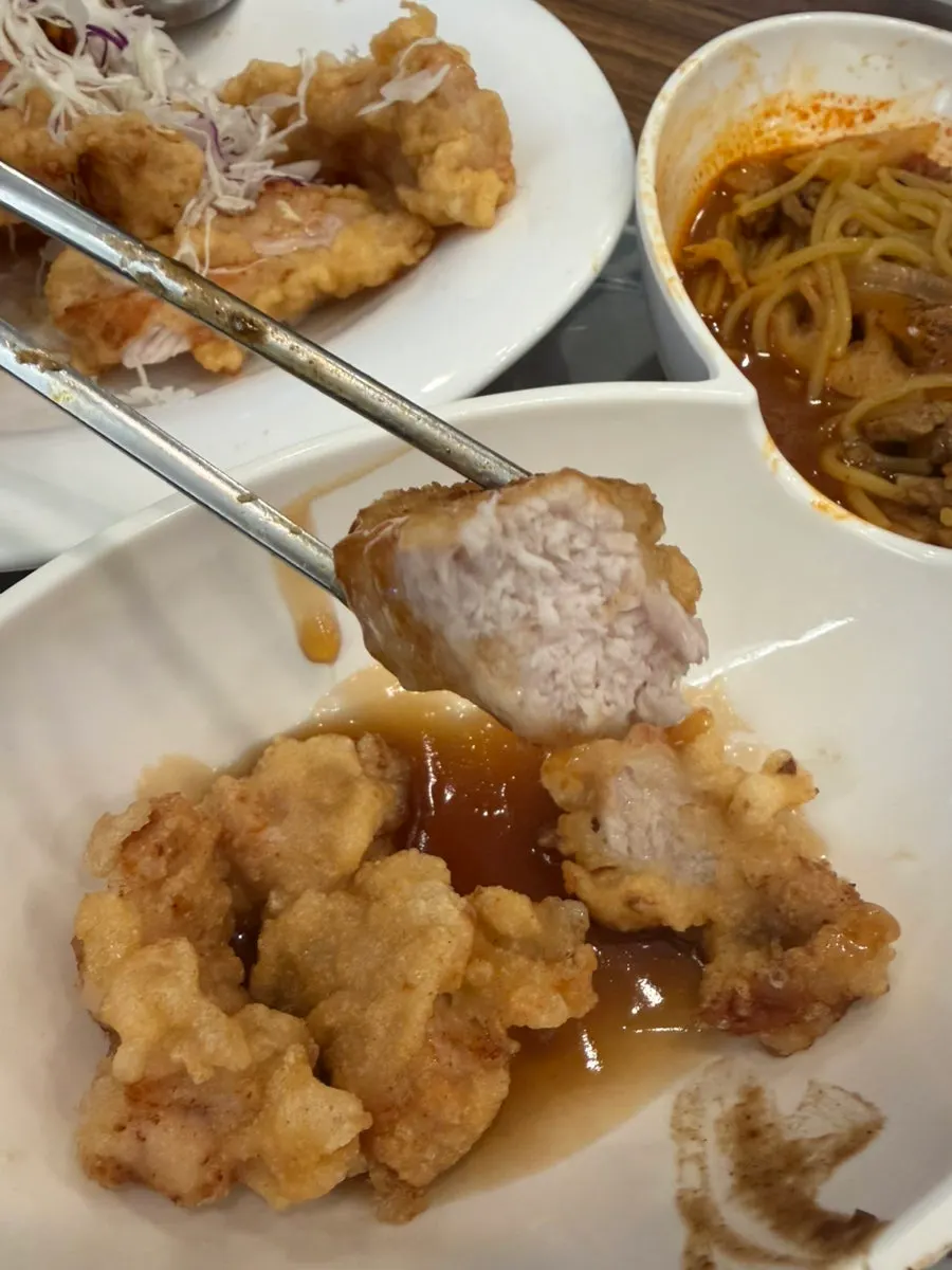 One-person set with jjajang, jjamppong, and tangsuyuk