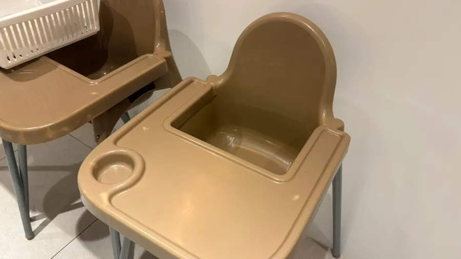 Baby chair provided at Filling Donkatsu