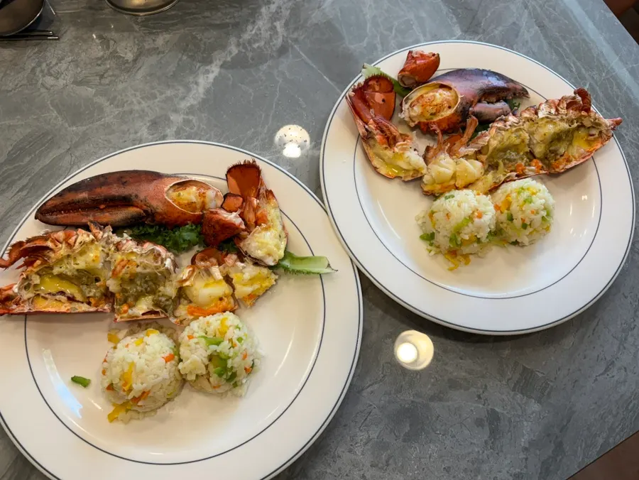 Jellyfish dish included in the course