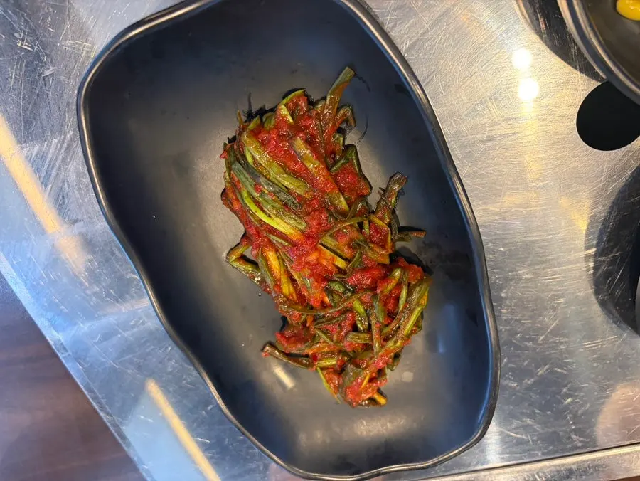 Self-serve bar salad with dressing