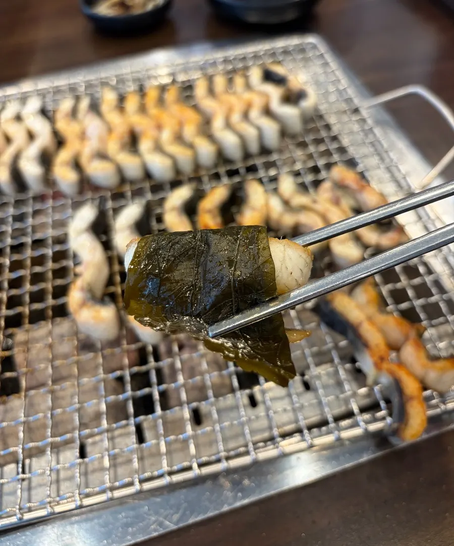 장어소스에 담가 둔 생강 절임